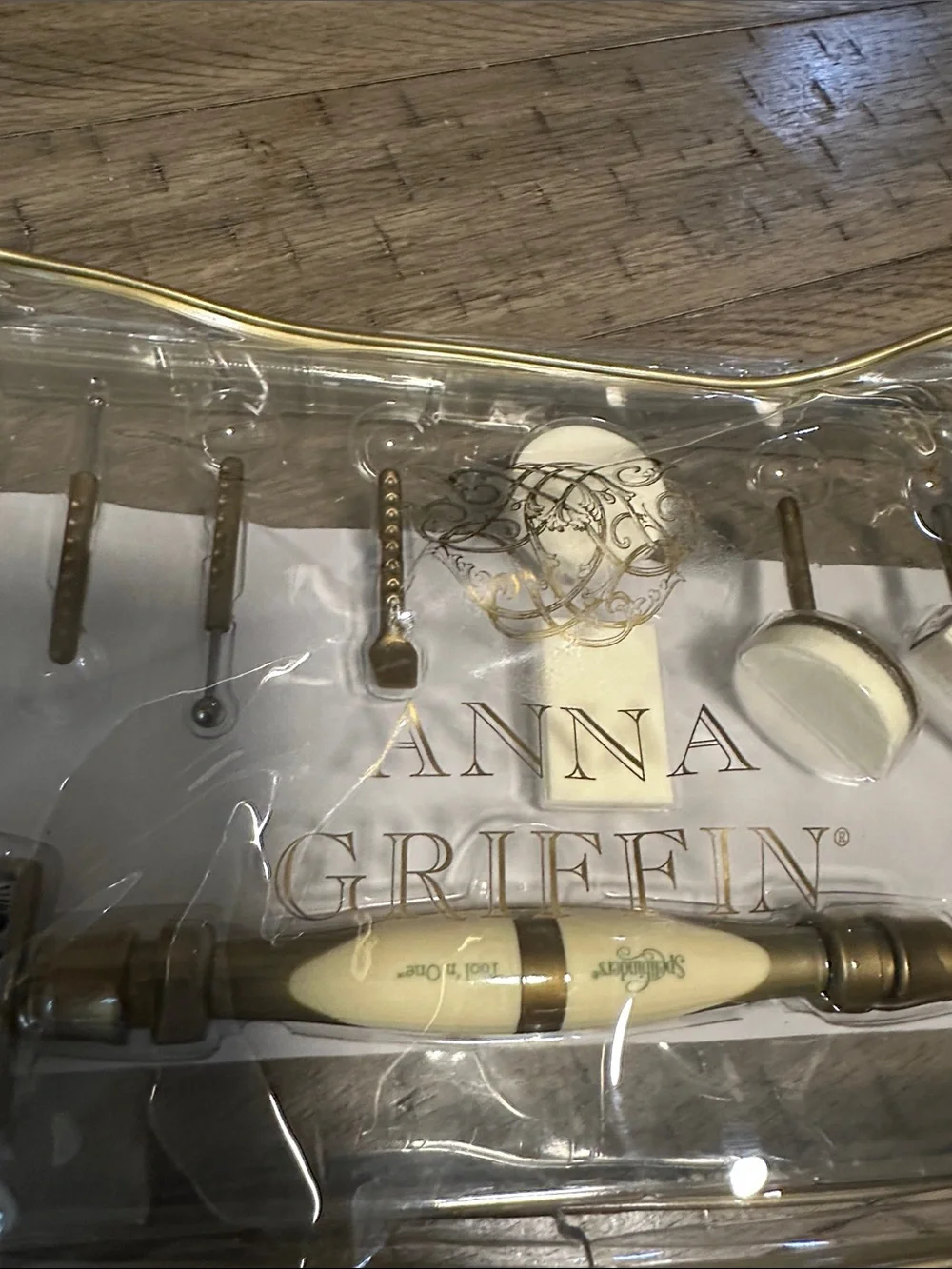 Gold and Cream Decorative Craft Tool Set